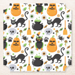 Halloween-Party Untersetzer