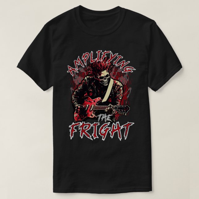 Halloween-Party verstärken den Fright Punk Rock T-Shirt (Design vorne)