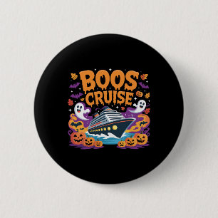 Halloween-Party-Wein-Bier-Trinken-Boos-Kreuzfahrt Button