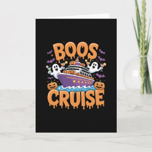 Halloween-Party-Wein-Bier-Trinken-Boos-Kreuzfahrt Karte