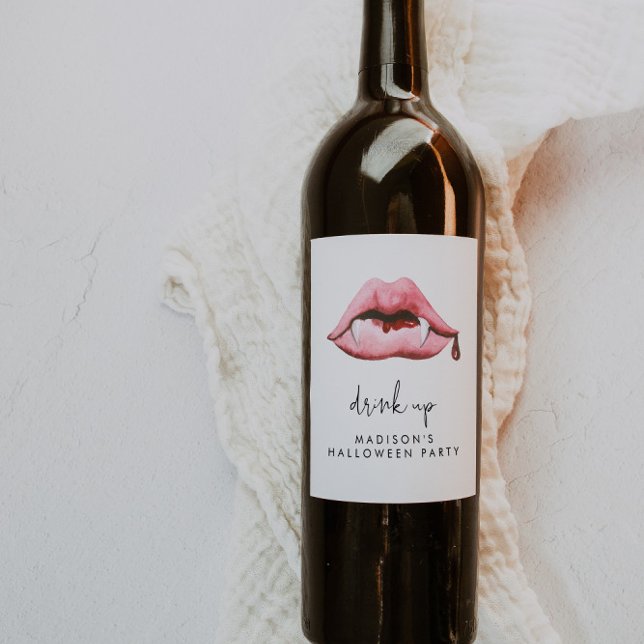 Halloween Party  Weinetikett (Von Creator hochgeladen)
