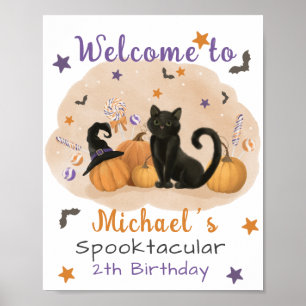 Halloween Party Welcome Poster