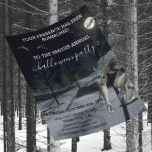 Halloween-Party Winter Werewolf Beängstigend