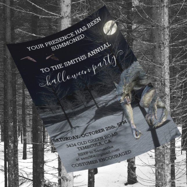 Halloween-Party Winter Werewolf Beängstigend (Von Creator hochgeladen)