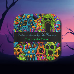 Halloween-Party Zombie und Monster Personalisier Pappteller