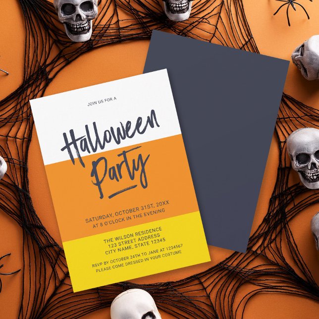 Halloween-Party zur Einladung von Candy Corn (Von Creator hochgeladen)