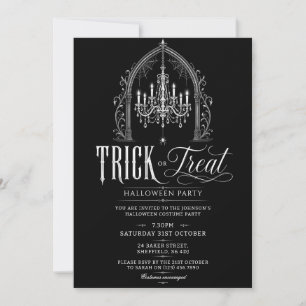 Halloween-Partyeinladung - eleganter Erwachsener Einladung