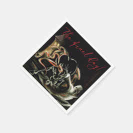 Halloween Partyservietten mit Geisterpferd Serviette