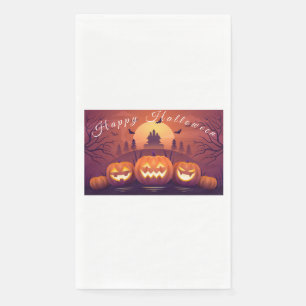 Halloween-Partyservietten mit Kürbisdesign Serviette