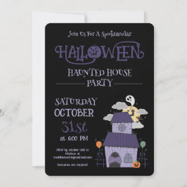 Halloween Pastel Goth Spuk House Party Einladung