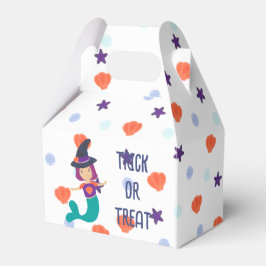 Halloween Pastel Mermaid Hexe in Hexenhut Weiß Geschenkschachtel