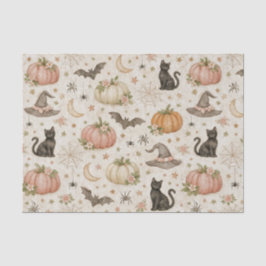 Halloween-Pastell-Kürbisse Seidenpapier