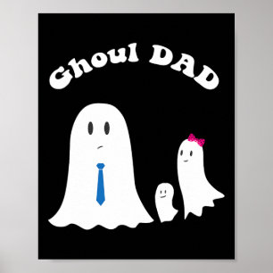 Halloween Pater Ghoul Vater Halloween Funny Costum Poster