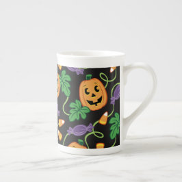 HALLOWEEN PATTERKNOCHENCHINA TASSE