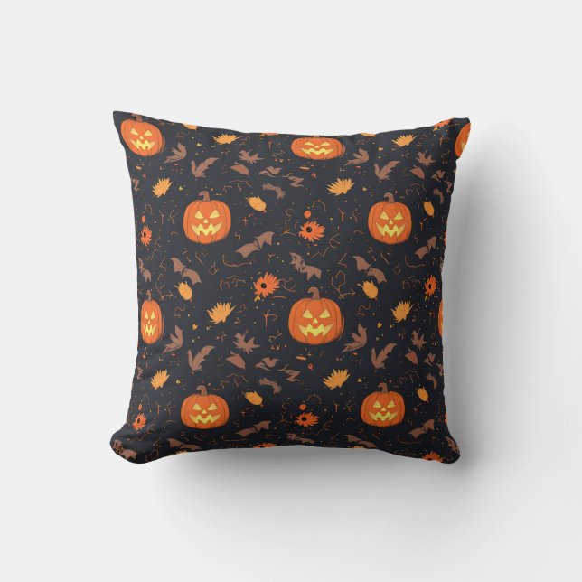 Halloween Pattern Cushion Kissen (Vorderseite)