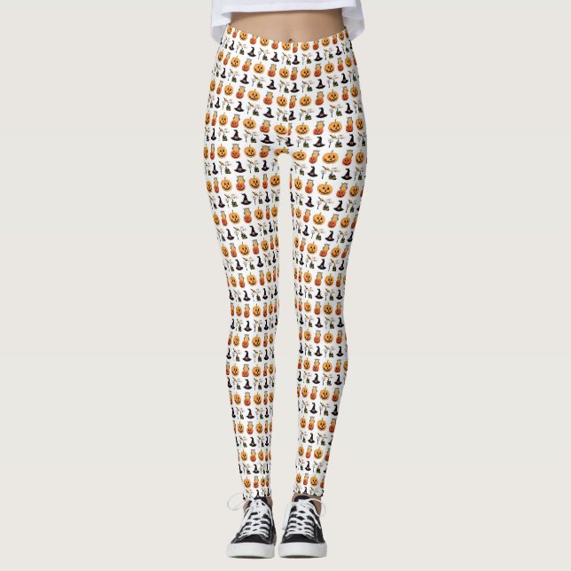 Halloween Pattern Designer-Leggings Leggings (Vorderseite)