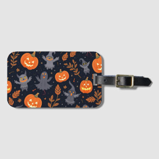 Halloween Pattern Gepäckträger Gepäckanhänger