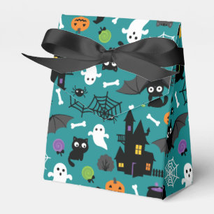 Halloween Pattern Geschenkschachtel