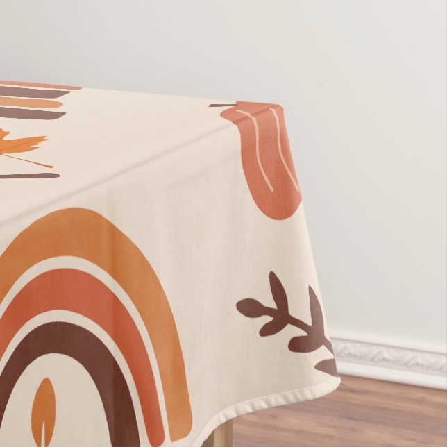 Halloween Pattern Herbst Kürbis Tischdecke (Beispiel)