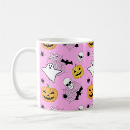 Halloween Pattern Kaffeetasse
