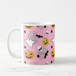 Halloween Pattern Kaffeetasse