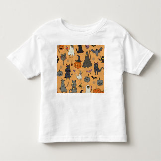 Halloween Pattern-Kurzarm-Top Kleinkind T-shirt