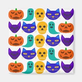 Halloween Pattern Magnet