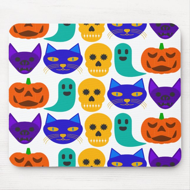 Halloween Pattern Mousepad (Vorne)
