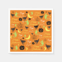 Halloween Pattern Orange