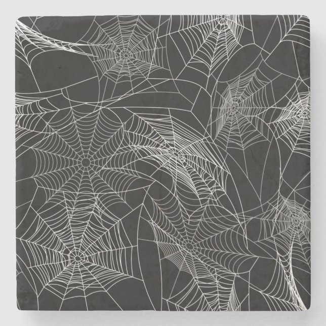 Halloween Pattern Steinuntersetzer (Vorderseite)