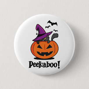 Halloween Peekaboo Button