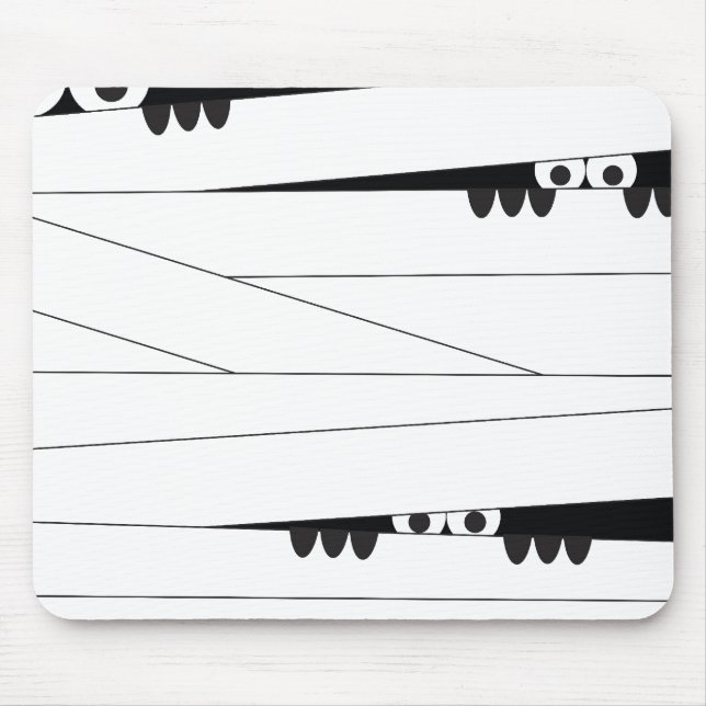 Halloween Peeking Mummy Mousepad (Vorne)