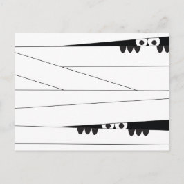 Halloween Peeking Mummy Postkarte