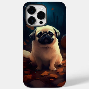 Halloween Pekingese mit Pumpkins Beängstigend Case-Mate iPhone 14 Pro Max Hülle