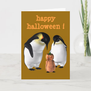 Halloween Penguin Karte