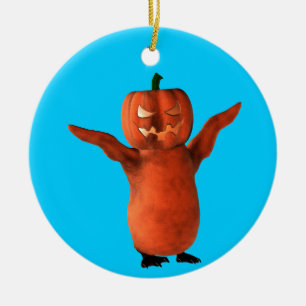 Halloween Penguin Keramik Ornament