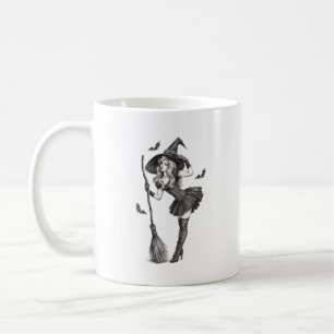 Halloween personalisierter Namenszitat Kaffeetasse