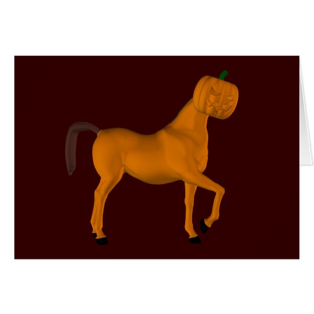 Halloween Pferd (Vorderseite (Horizontal))