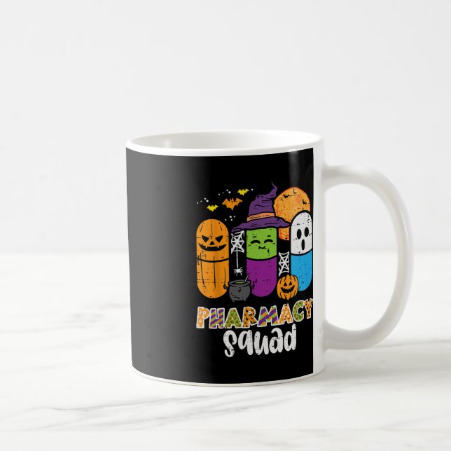 Halloween Pharmacy Squad PIlls Costume Pharmacist Kaffeetasse (Rechts)