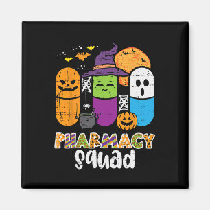 Halloween Pharmacy Squad PIlls Costume Pharmacist Magnet