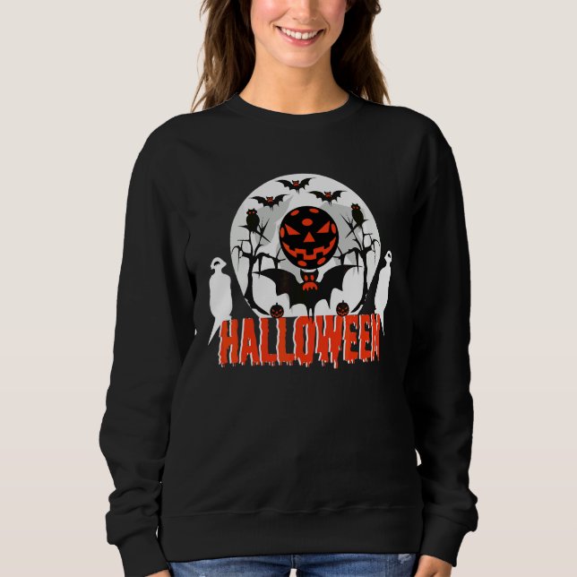 Halloween-Pickleball-Kostüm IV Sweatshirt (Vorderseite)