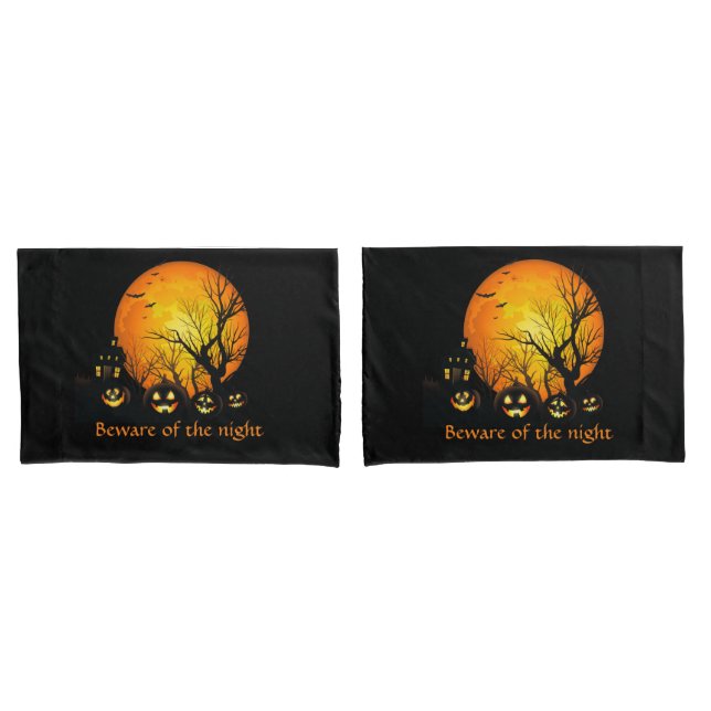 Halloween-Pillowcase-Set Kissenbezug (Vorderseite-Set)