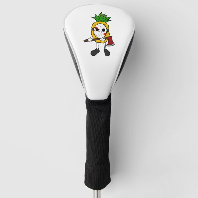 Halloween Pineaple Golf Headcover (Vorderseite)