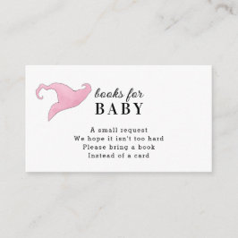 Halloween Pink a Baby ist das Brechen von Büchern Begleitkarte