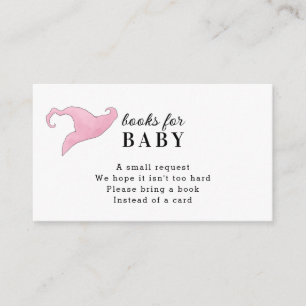 Halloween Pink a Baby ist das Brechen von Büchern  Begleitkarte