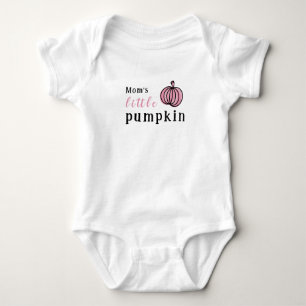 Halloween Pink Little Pumpkin Baby Strampler