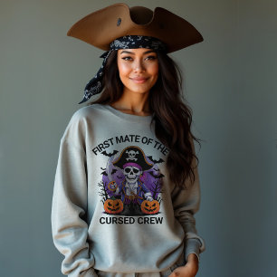 Halloween-Pirat Erster Maat der verfluchten Crew Sweatshirt