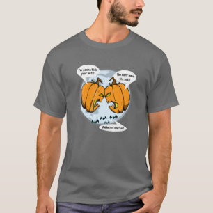 Halloween Pirate Captain mit Fleet und einem Pumpk T-Shirt