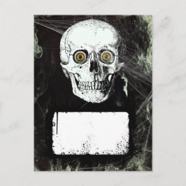 Halloween Pirate Skull Postkarte