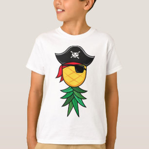 Halloween Pirate Upside Down Ananas Swingers Li T-Shirt